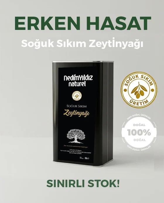 Soğuk Sıkım Zeytinyağı Şişe Detayı
