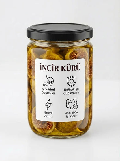 Zeytinyağlı İncir Kürü 650 gr – Aydın Germencik, cam kavanoz, doğal sızma zeytinyağı ile hazırlanmış